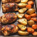 Balsamic Chicken with Potatoes and Carrots